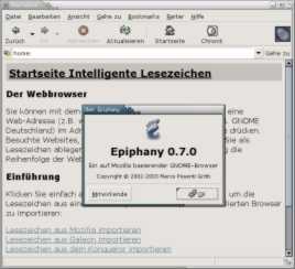 Screenshot von Epiphany - Anklicken zum Vergr&ouml;&szlig;ern